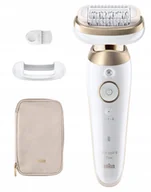Depilatory i golarki damskie - Depilator Braun Silk-épil Flex 9-011 3D biało-złoty - miniaturka - grafika 1