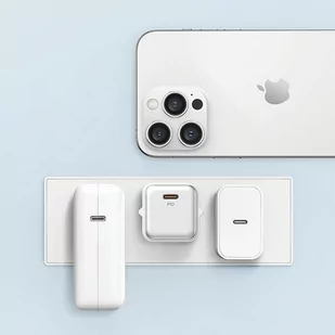 USAMS Ład. siec. 1xUSB-C PD20W (only head) PD3.0 Fast Charging biały/white X-ron Series CC183TC02 (US-CC183) - Ładowarki do telefonów - miniaturka - grafika 4