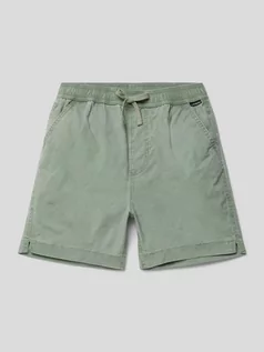 Spodnie i spodenki dla chłopców - Szorty z detalami z logo model ‘TAXER’ - grafika 1