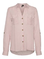 Bluzki damskie - Vero Moda Bluzka "Vmbumpy" w kolorze jasnoróżowym - miniaturka - grafika 1