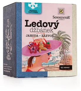 Sonnentor - Ice Mug® Truskawka - Imbir, torebki herbaty, BIO, 16 szt. - Herbata - miniaturka - grafika 1