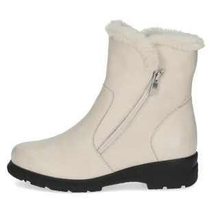 Botki kremowe Dascha [26409-41-12C] [Rozmiar: 38] - Botki damskie - miniaturka - grafika 1