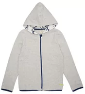 Kurtki i płaszcze dla chłopców - loud + proud Dziecięca kurtka polarowa z certyfikatem GOTS, srebrna, 134/140, Silver, 134-140 - miniaturka - grafika 1