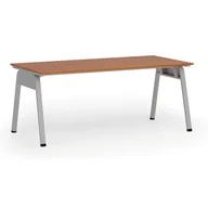 Biurka - Biurko PRIMO GAMMA, 1800 x 900 mm, podstawa szara, czereśnia - miniaturka - grafika 1