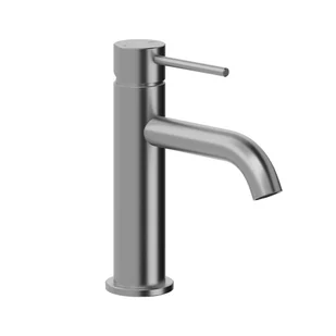 Bateria umywalkowa stojąca Flint szary mat Armatura Kraków - Baterie umywalkowe Bateria umywalkowa stojąca Flint szary mat Armatura Kraków - Baterie umywalkowe - miniaturka - grafika 1