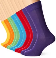 Skarpetki męskie - Fm London Mężczyźni Bambus Skarpety, Wielokolorowy, 43-46 - miniaturka - grafika 1