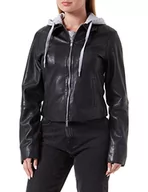 Kurtki damskie - Freaky Nation Damska kurtka skórzana Liva-FN, czarna, XS, czarny, XS - miniaturka - grafika 1