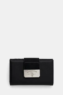U.S. Polo Assn. portfel Romantic damski kolor czarny WIUR08428WVP - Portfele - miniaturka - grafika 1