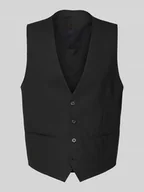 Kamizelki męskie - Kamizelka garniturowa z listwą guzikową i dodatkiem żywej wełny - miniaturka - grafika 1
