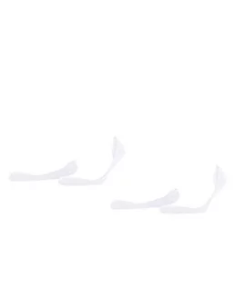 ESPRIT Kobiety Stopki Solid Low 2-Pack W IN Trwała Organiczna Bawełna niewidoczne jednokolorowe 2 Pak, Biały (White 2000), 35-38 - Skarpetki damskie - miniaturka - grafika 1