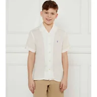 Bluzki dla chłopców - POLO RALPH LAUREN Lniana koszula Loose fit - miniaturka - grafika 1