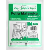 Folie i taśmy malarskie - Blue Dolphin folia STANDARD 4 x 5 m - miniaturka - grafika 1