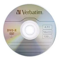 Nośniki danych - Płyta DVD+R 4,7gb VERBATIM azo x16 50szt -43550- - miniaturka - grafika 1
