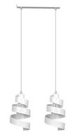 Lampy sufitowe - Emibig Saga lampa wisząca 2-punktowa biała 351/2 351/2 - miniaturka - grafika 1