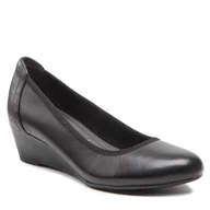 Półbuty damskie - Półbuty Tamaris 1-22320-29 Czarny - miniaturka - grafika 1