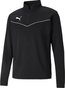 Puma Bluza męska Puma teamRISE 1 4 Zip Top czarna 657394 03 L - Bluzy męskie - miniaturka - grafika 1