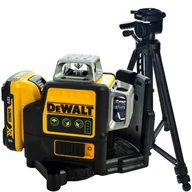 Poziomice laserowe - Dewalt laser płaszczyznowy DCE089D1G + Statyw DT140 - miniaturka - grafika 1