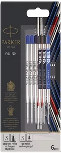 Parker, Wkłady do Długopisów, 3 sztuki - Wkłady do długopisów - miniaturka - grafika 1