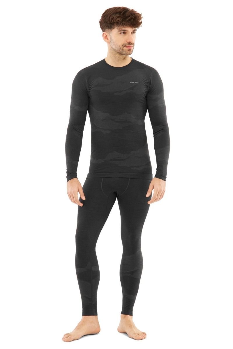 Viking Zestaw Bielizny termoaktywnej męskiej Gasher czarna XXXL