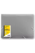 Teczki i skoroszyty - PENM TECZKA A4 13 PRZEG SZARA - miniaturka - grafika 1