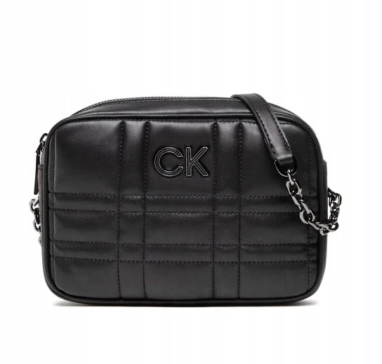 Calvin Klein Torebka Czarna Z Łańcuszkiem Klasyczna 1AXE3_A* 1_X