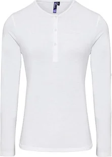 Damska koszulka z długim rękawem Premier Workwear - Bluzki damskie - miniaturka - grafika 1