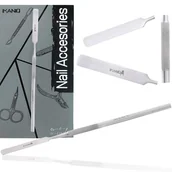 Akcesoria do paznokci - Przyrząd szpatuła łyżeczka do usuwania zaskórników wągrów pryszczy trądzik stal nierdzewna do gabinetu SPA srebrne - miniaturka - grafika 1