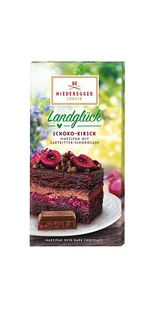NIEDEREGGER Landgluck czeko wiśnia czekolada gorzka 100g - Czekolada - miniaturka - grafika 1