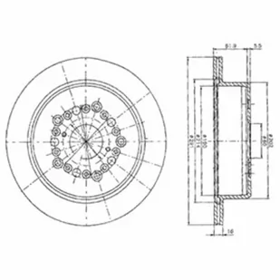 Tarcza hamulcowa DELPHI BG2662 - Tarcze hamulcowe - miniaturka - grafika 1