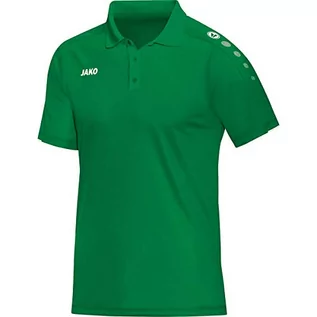 Koszulki męskie - JAKO JAKO Classico Polo, sportowo-zielone, L 6350 - grafika 1