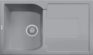 Zlew PLADOS CHORAX 79.10 TITANIUM METAL (szary metalik 42) (CX079142) - Zlewozmywaki - miniaturka - grafika 1