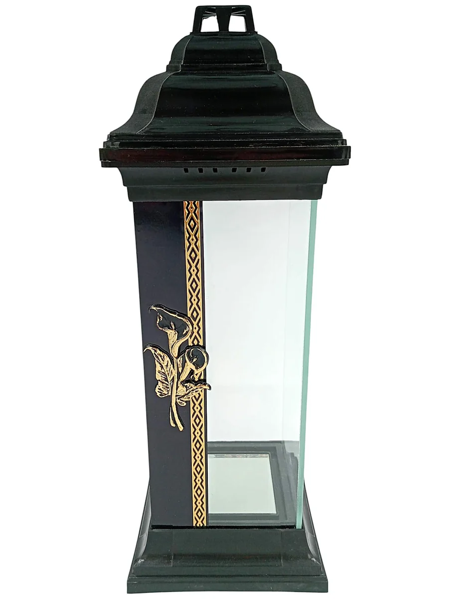 Znicz czarno-złoty - lampion - 36 cm - LS2