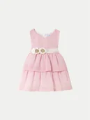 Sukienki i spódniczki dla dziewczynek - Mayoral Sukienka elegancka 1911 Różowy Regular Fit - miniaturka - grafika 1