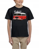 Moda i Uroda OUTLET - 3077 KOSZULKA JELCZ OGÓREK AUTOBUS 152 CZARNA - miniaturka - grafika 1