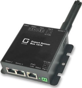 Gude Czujnik GUDE 72143 Expert LAN do monitorowania temperatury, wilgotności, ciśnienia powietrza i wejść/wyjść