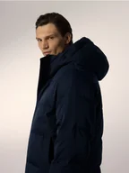 Kurtki męskie - Reserved - Puchowa kurtka z dodatkiem Sorony - granatowy - miniaturka - grafika 1