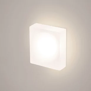 Lampa schodowa LED Lesel 100802109 Elkim 1W 3000K wpust kostka IP44 biała - Oprawy, klosze i abażury - miniaturka - grafika 1