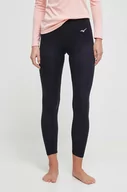 Spodnie sportowe damskie - Mizuno legginsy funkcyjne Mid Weight kolor czarny - miniaturka - grafika 1