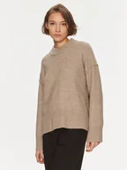 Swetry damskie - DAY BIRGER ÉT MIKKELSEN Sweter Josie 100420 Beżowy Regular Fit - miniaturka - grafika 1