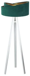 Zielono-biała lampa stojąca trójnóg Firix - Lampy stojące - miniaturka - grafika 1