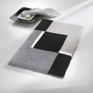 Maty antypoślizgowe - Kleine Wolke 4598977225 Dakota dywanik łazienkowy z poliakrylu, kolor: platinum, platyna, 55 x 65 cm (4598977539) - miniaturka - grafika 1