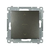 Wyłączniki światła i elektryczne - Simon Włącznik żaluzjowy 54 antracyt - miniaturka - grafika 1