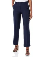 Spodnie damskie - VERO MODA Vmtessliva Mr Straight Pant Boo spodnie damskie, granatowy blezer, 36W / 30L - miniaturka - grafika 1
