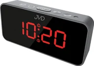 Zegary - JVD Budzik z termometrem sensor light 2 alarmy uniwersalny SB3212.3 - miniaturka - grafika 1