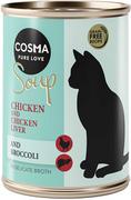 Mokra karma dla kotów - Cosma Soup, 6 x 100 g - Filet z kurczaka z wątróbką drobiową i brokułami - miniaturka - grafika 1