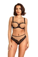 Biustonosze - Biustonosz VENA VB-456 karmel+czarny (kolor karmel, rozmiar 70F) - miniaturka - grafika 1