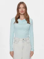 Bluzki damskie - Vero Moda Bluzka Carol 10300935 Niebieski Regular Fit - miniaturka - grafika 1