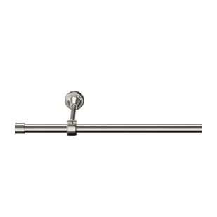 Karnisz pojedynczy Goodhome Athens 16 mm 200 cm kula srebrny - Karnisze - miniaturka - grafika 1
