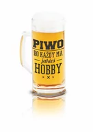 Szklanki - Kufel BGTECH Piwo bo każdy ma jakieś hobby, 500 ml - miniaturka - grafika 1