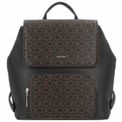 Plecaki - Calvin Klein CK Must Plecak miejski 28 cm brown mono - miniaturka - grafika 1